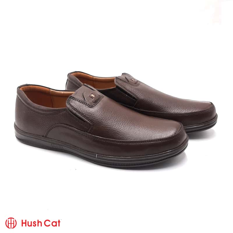 Leather shoes fashion casual mens