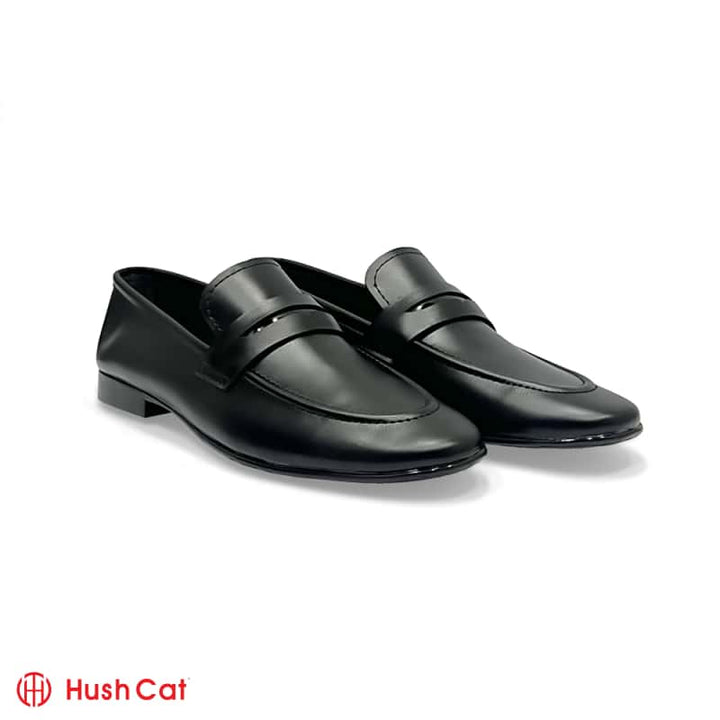 Handcrafted Synthetic Leather Shoes Black / 6/39