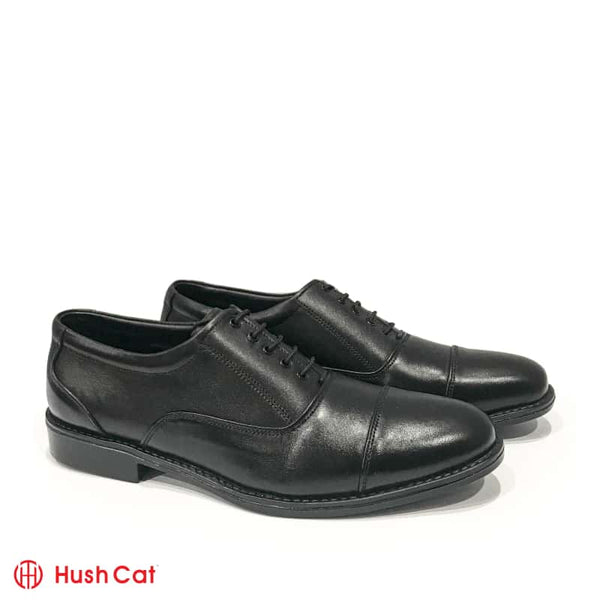 Mens Black Oxford Style Leather Shoes Formal Shoes