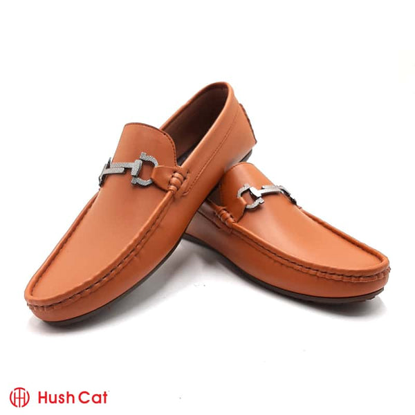 Mens Executive Casual Mat Leather Shoes Men Loafers