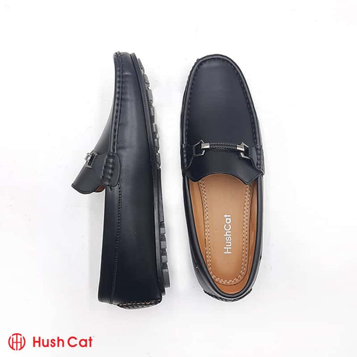 Mens Mat Black Loafer Shoes Men Loafers