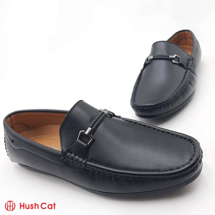 Mens Mat Black Loafer Shoes Men Loafers