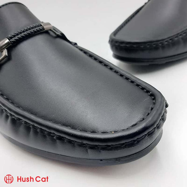 Mens Mat Black Loafer Shoes Men Loafers