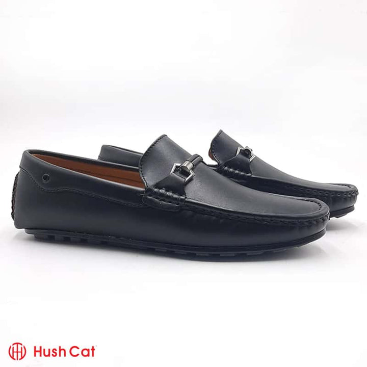 Mens Mat Black Loafer Shoes Men Loafers