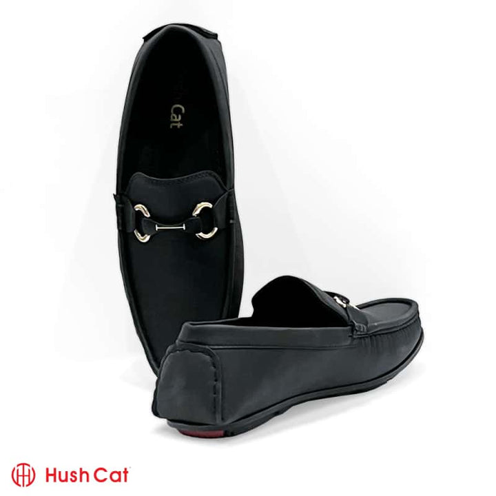 Premium Handcrafted Synthetic Leather Loafer Black / 6/39